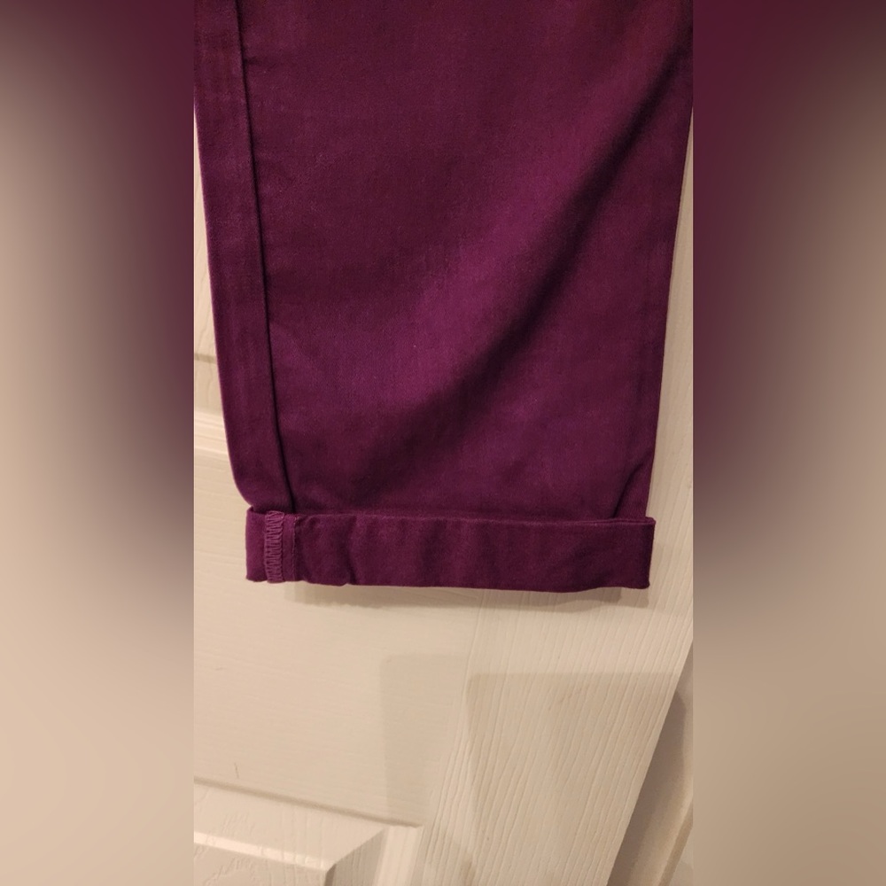 Current/Elliott The Captain The Encode in Truffle Women’s Purple Size 26 - Picture 8 of 14